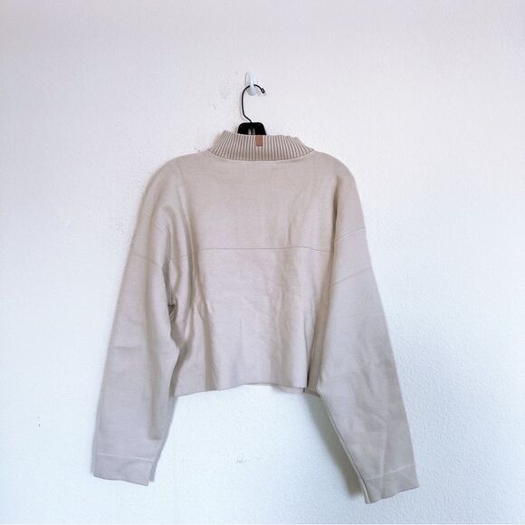 Lunya Cozy Cotton Silk Zip Pullover - Picture 8 of 12